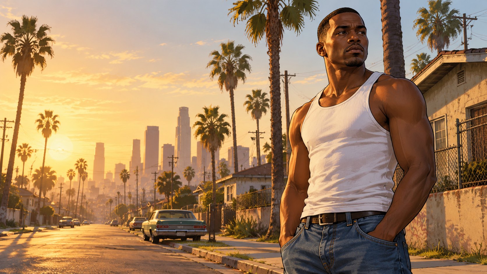 Unofficial fan art for Grand Theft Auto: San Andreas